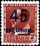 Spain 1938 Characters 2+45 CTS Auburn Edifil NE 28